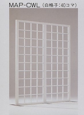 白格子パネル